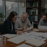 Pracownicy biura w trakcie procesu certyfikacji ISO